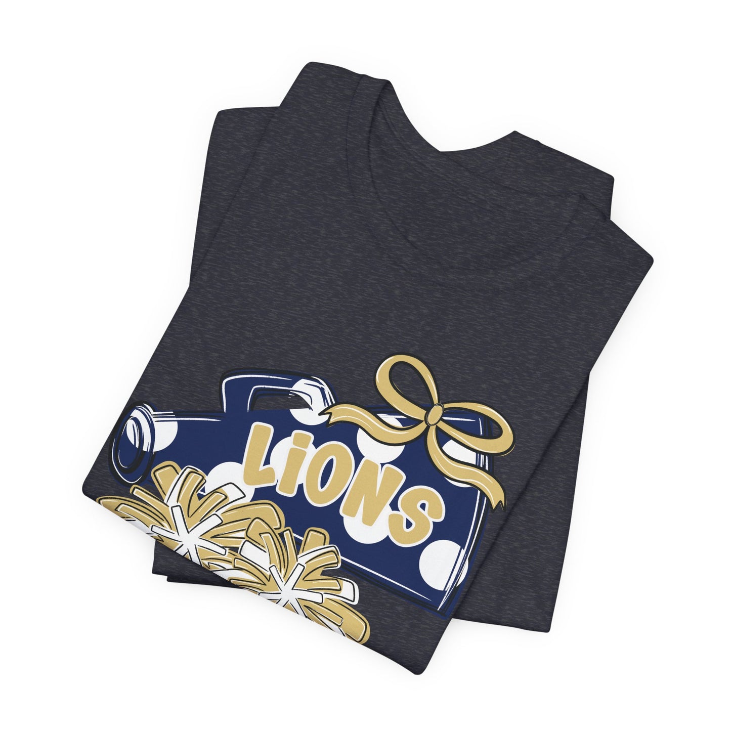 Lions Cheer Spirit Tee - Bella Canvas