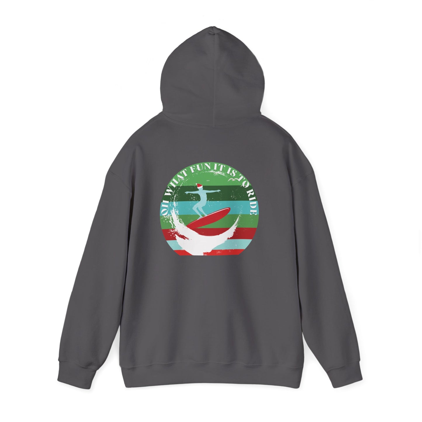 Adult Christmas Surf Hoodie - Gildan