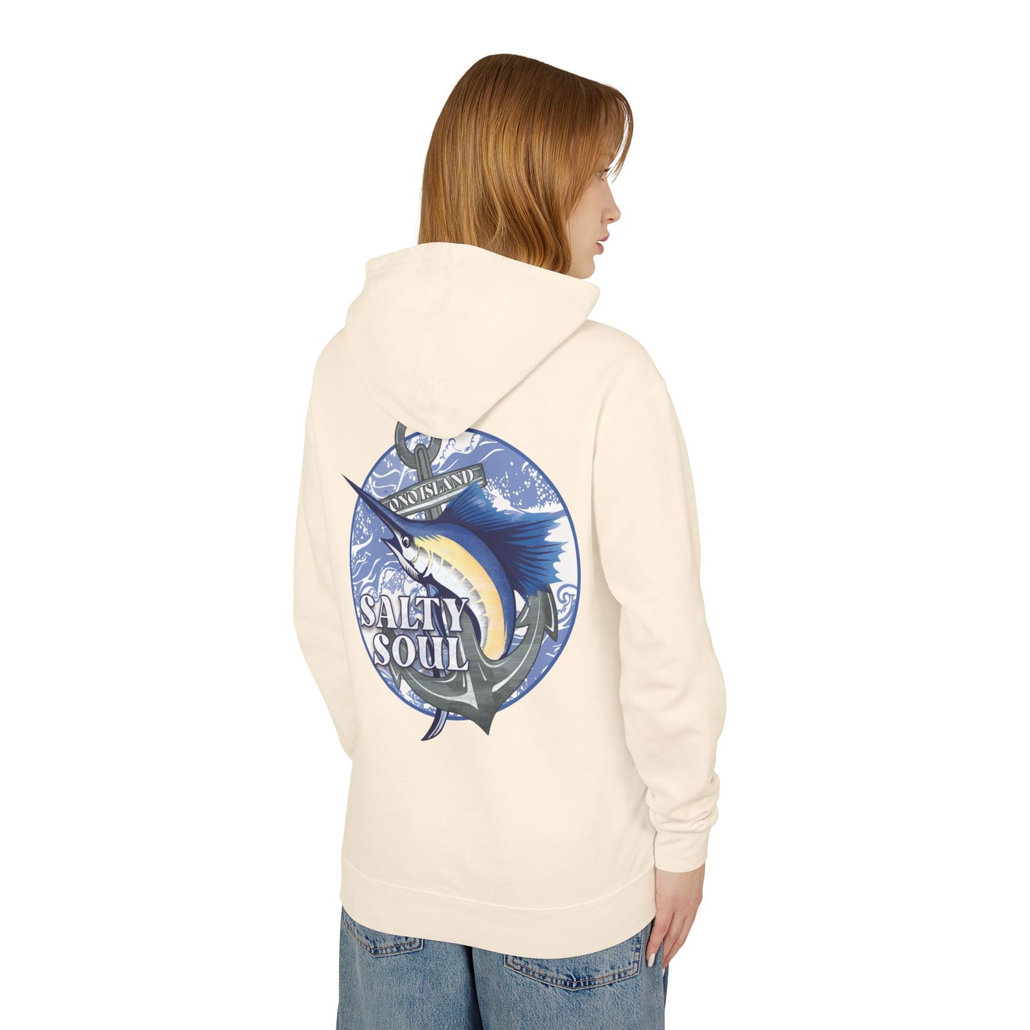 Adult Ono Island Salty Soul Pastels Hooded Sweatshirt - Comfort Colors
