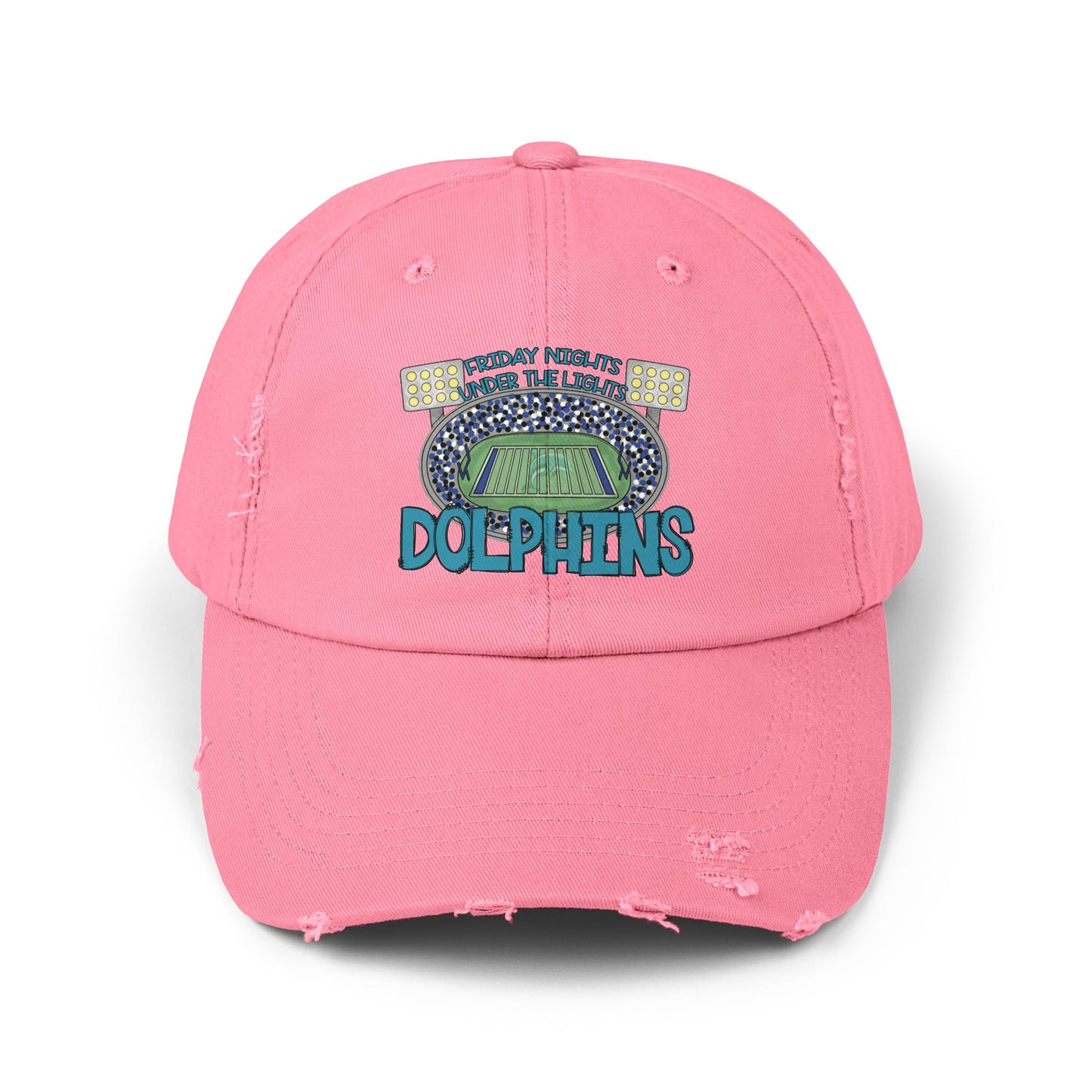 Dolphins Friday Night Lights Unisex Distressed Cap