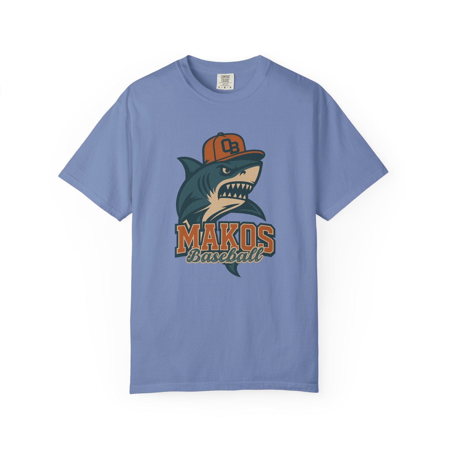 Adult Makos Baseball T-shirt - Comfort Colors