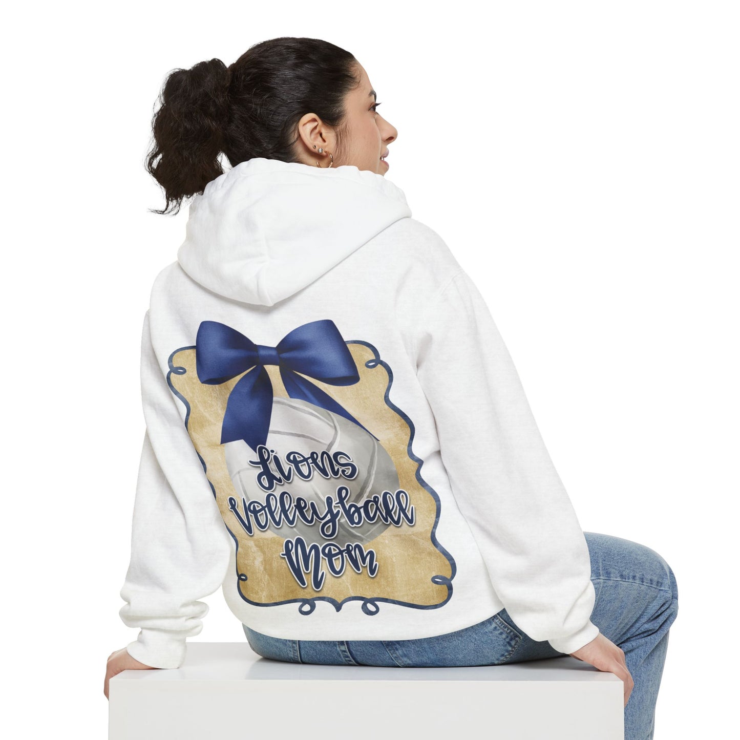 Foley Lions Volleyball Mom Hoodie - Comfort Colors