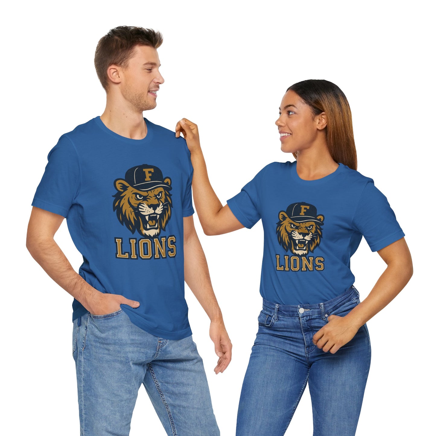 Adult Retro Roaring Lions Tee - Bella Canvas
