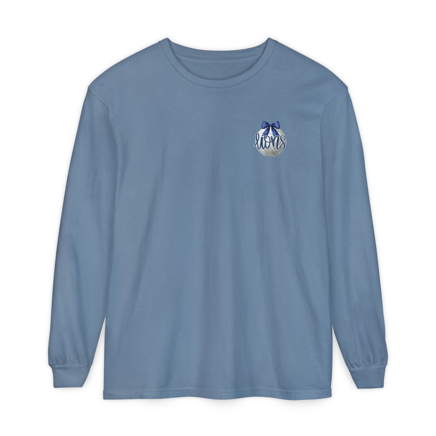 Foley Lions Volleyball Mom Long Sleeve T-Shirt- Comfort Colors