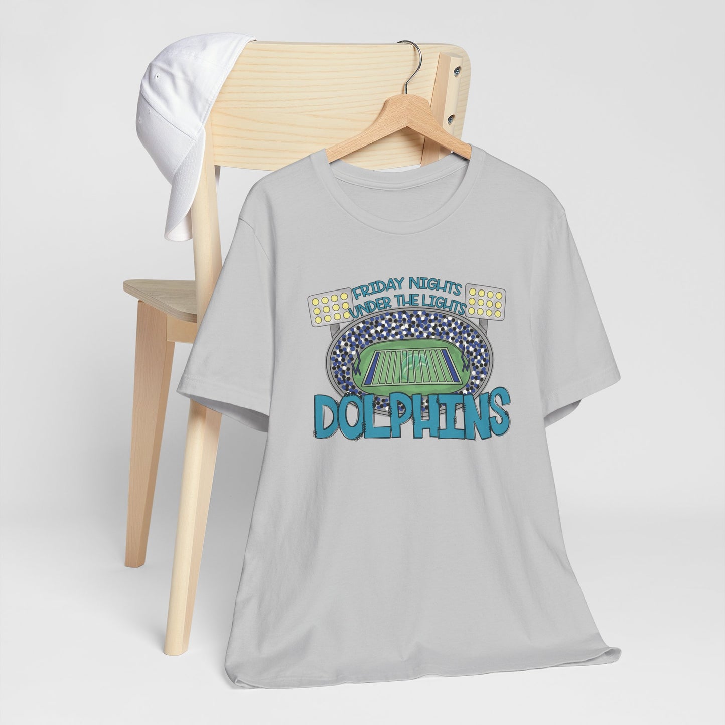 Adult Dolphins Friday Nights Under the Lights Tee