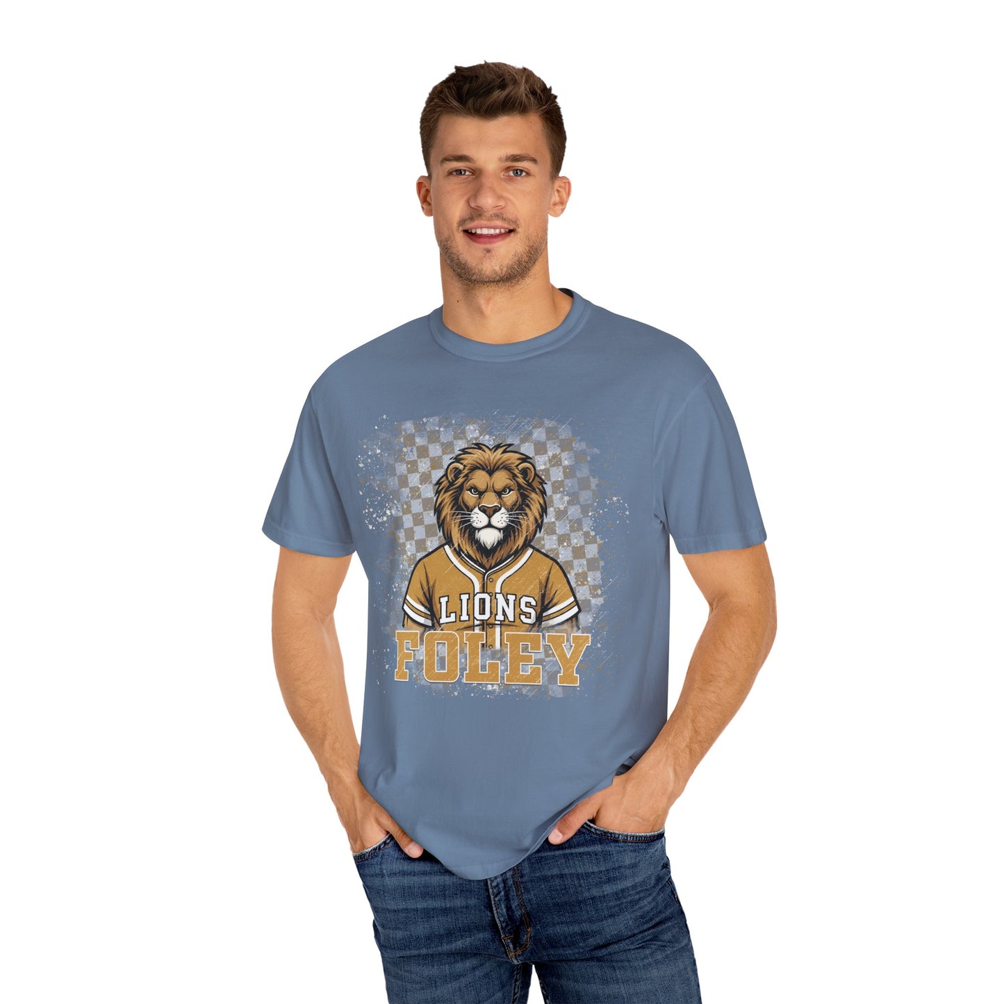 Foley Lions Grunge T-shirt - Comfort Colors