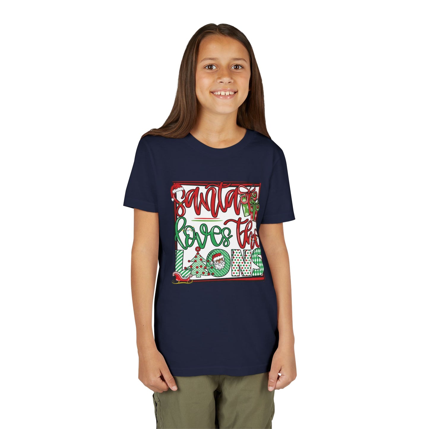 Youth Lions Christmas - Bella Canvas