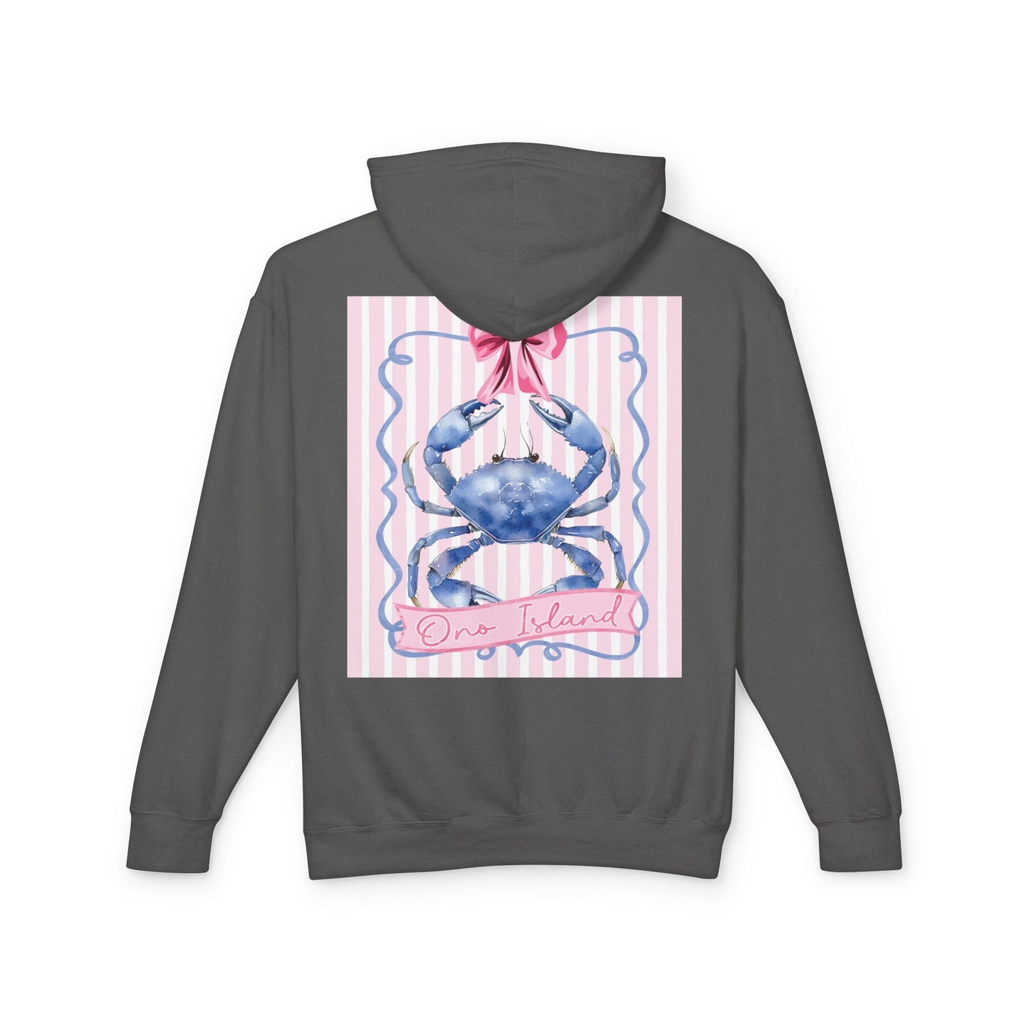 Adult Ono Island Preppy Crab Hoodie Comfort Colors