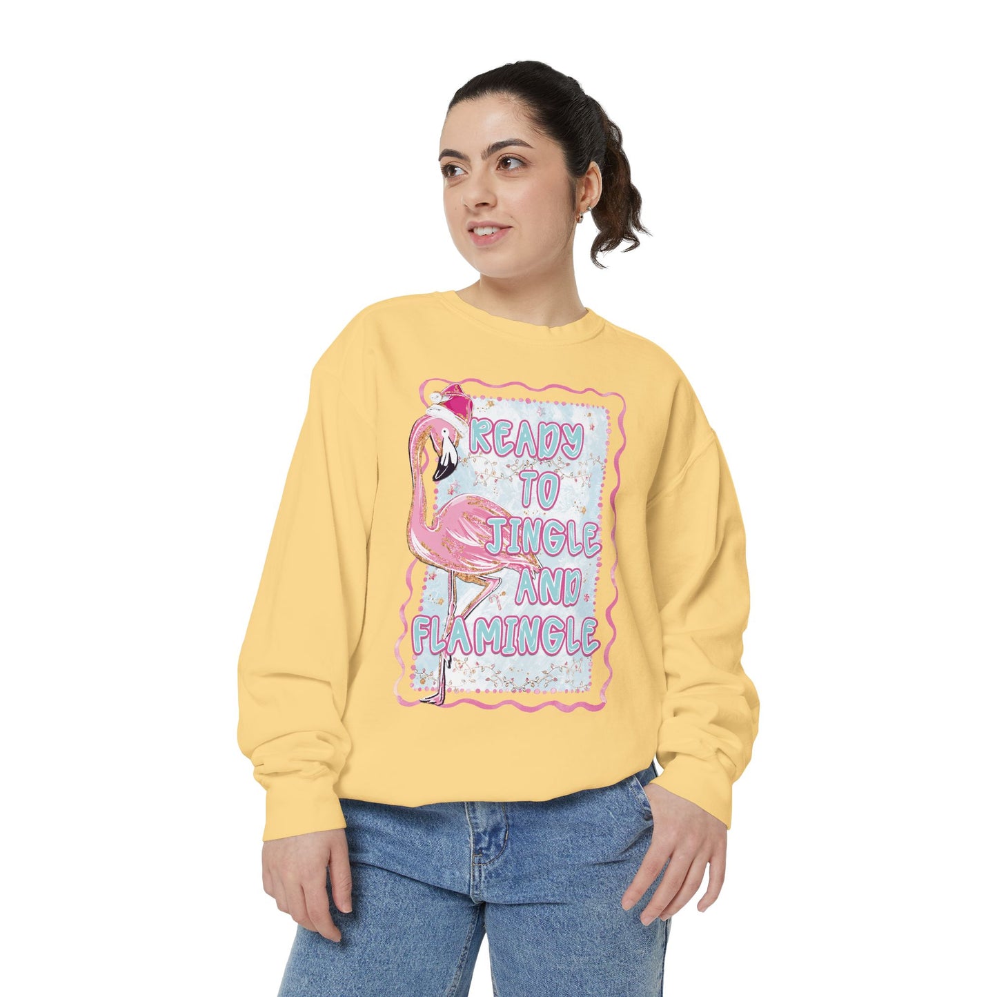 Flamingo Jingle & Flamingle Christmas Sweatshirt