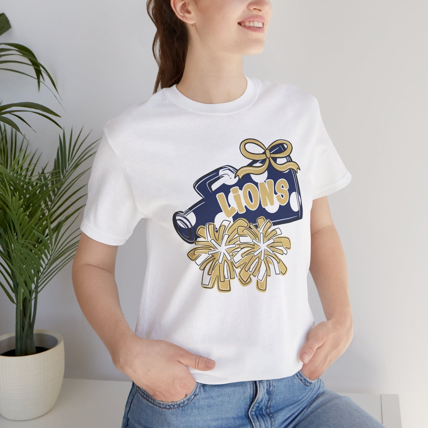 Lions Cheer Spirit Tee - Bella Canvas