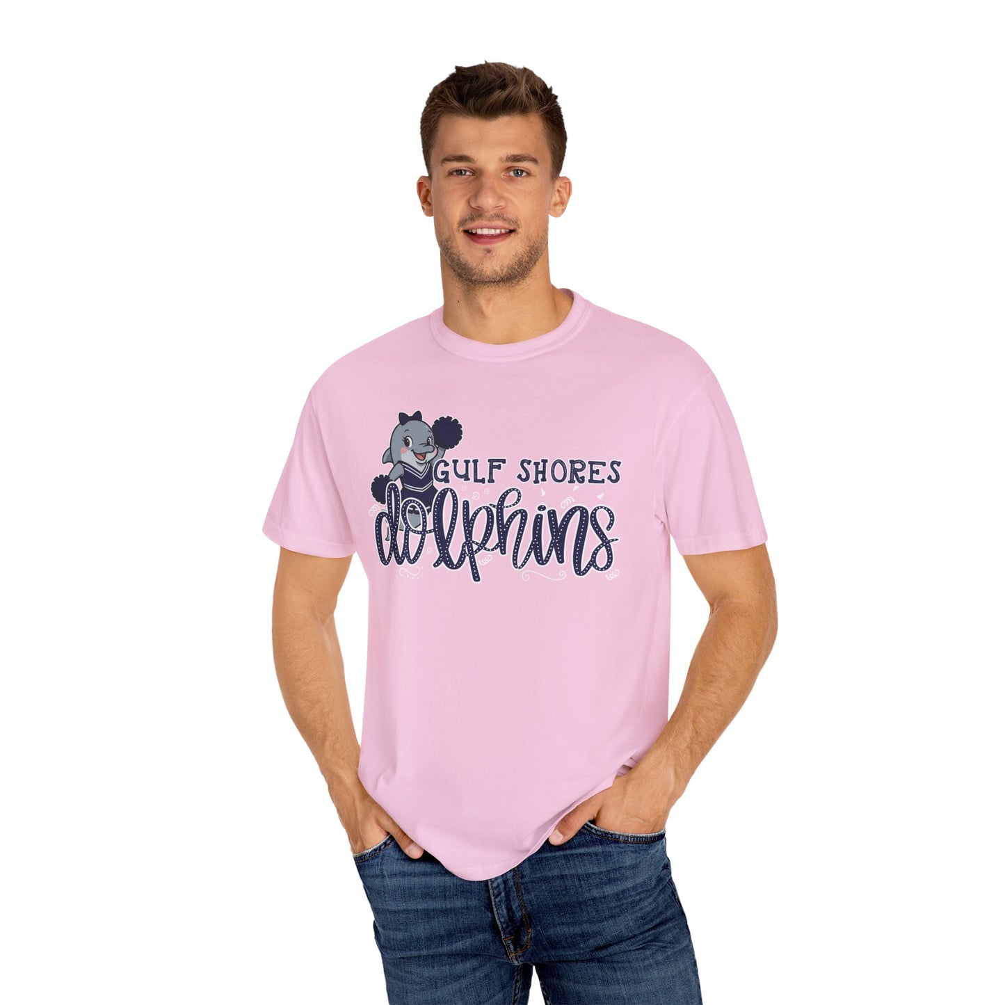 Dolphin Dots on Comfort Colors