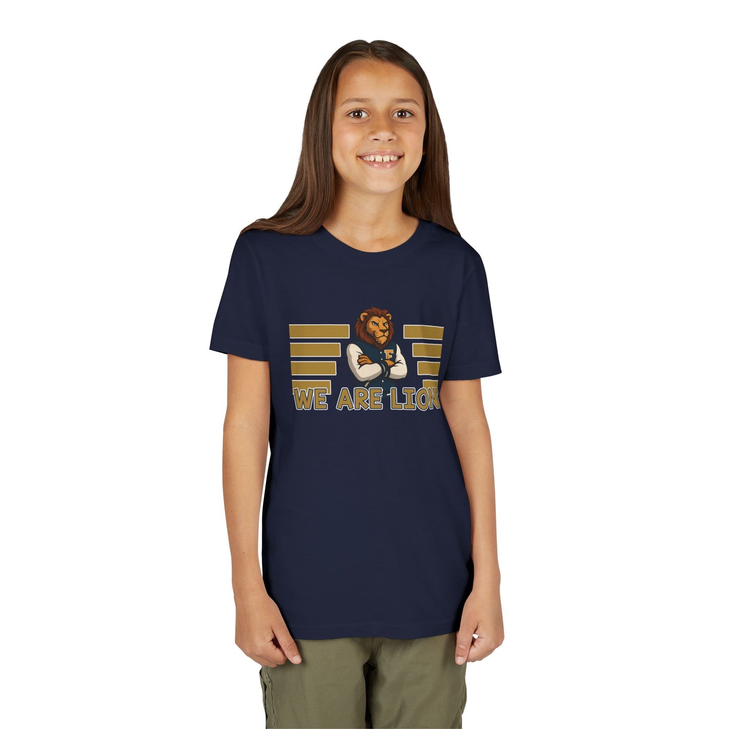 Youth We are Lions T-Shirt - Bella Canvas