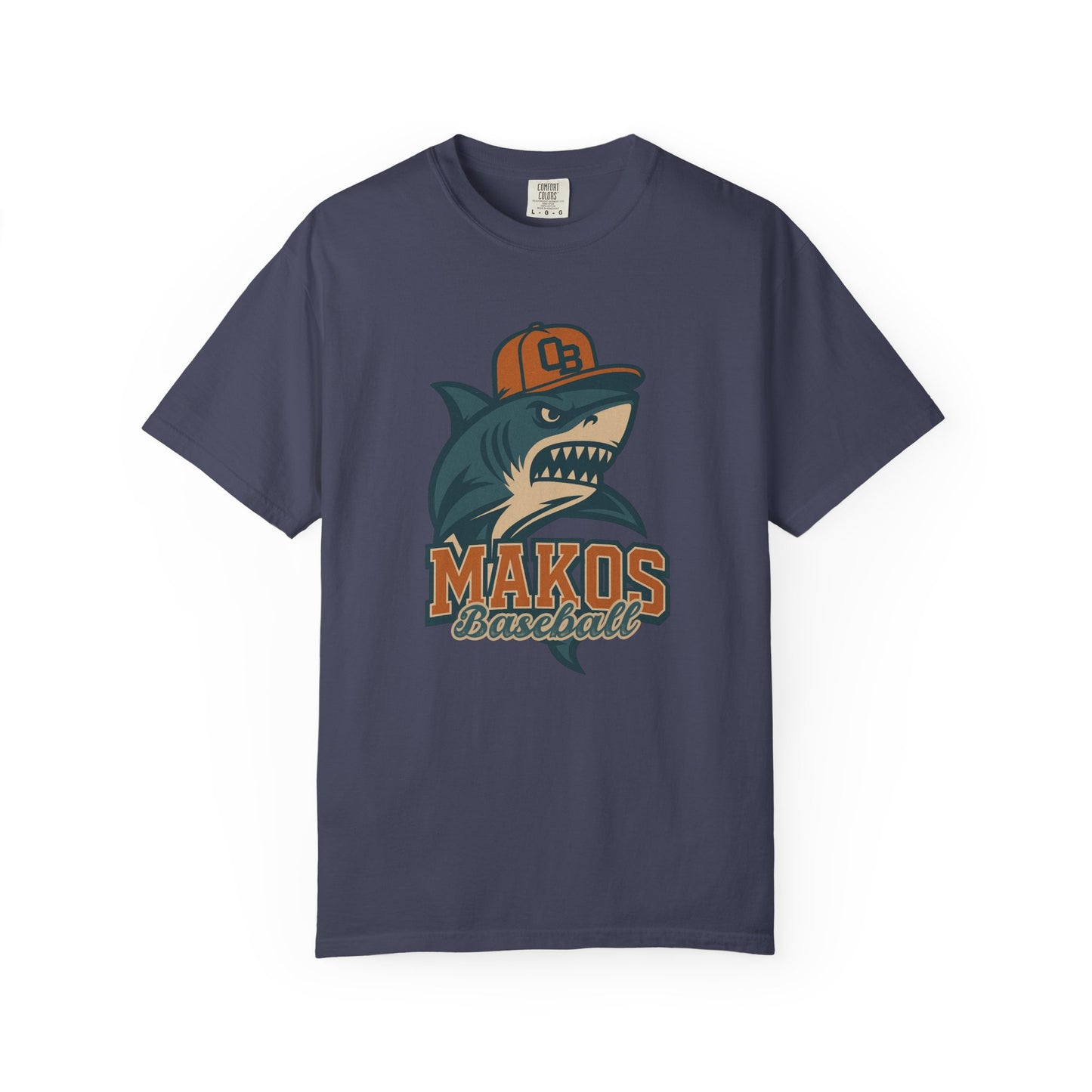 Adult Makos Baseball T-shirt - Comfort Colors