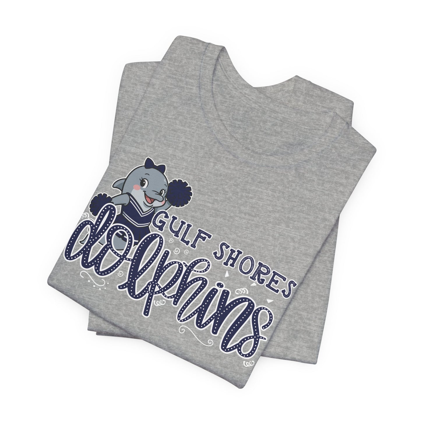 Dolphin Dots on Bella Canvas