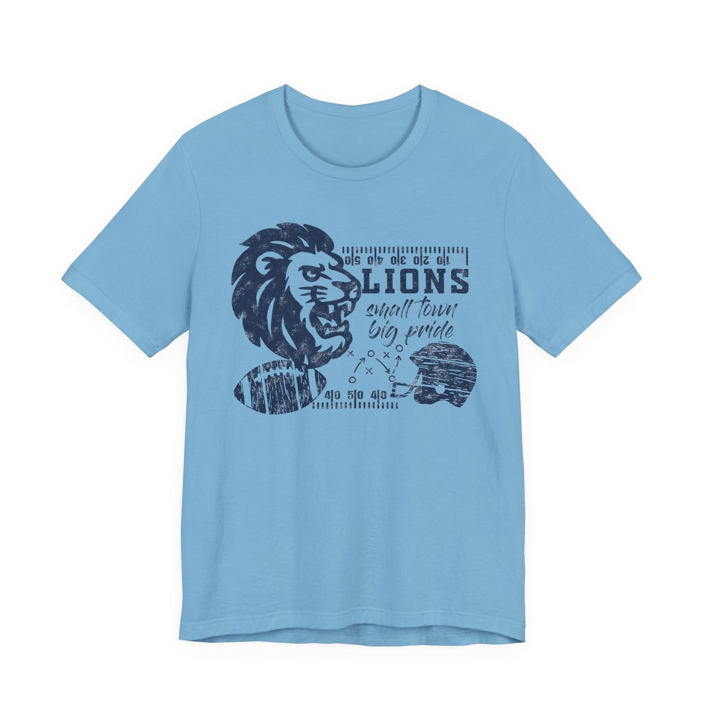 Lion Small Town Big Pride Tee - Bella Canvas