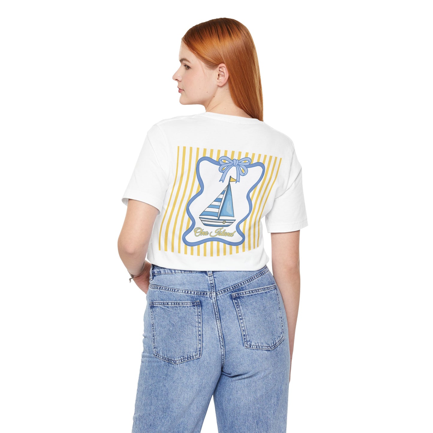 Adult Coquette Sailboat Tee - Bella Canvas
