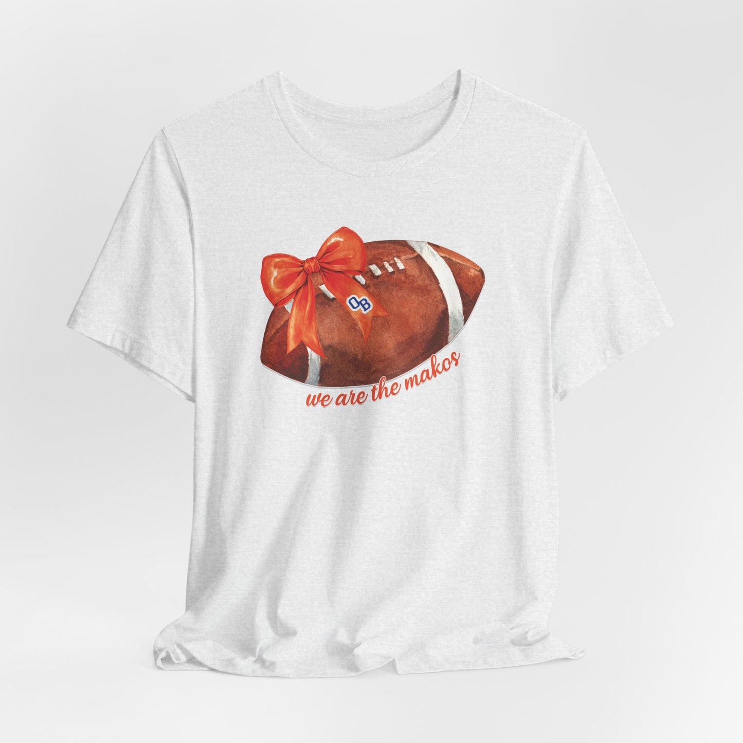 Adult Coquette Makos Football TShirt - Bella canvas