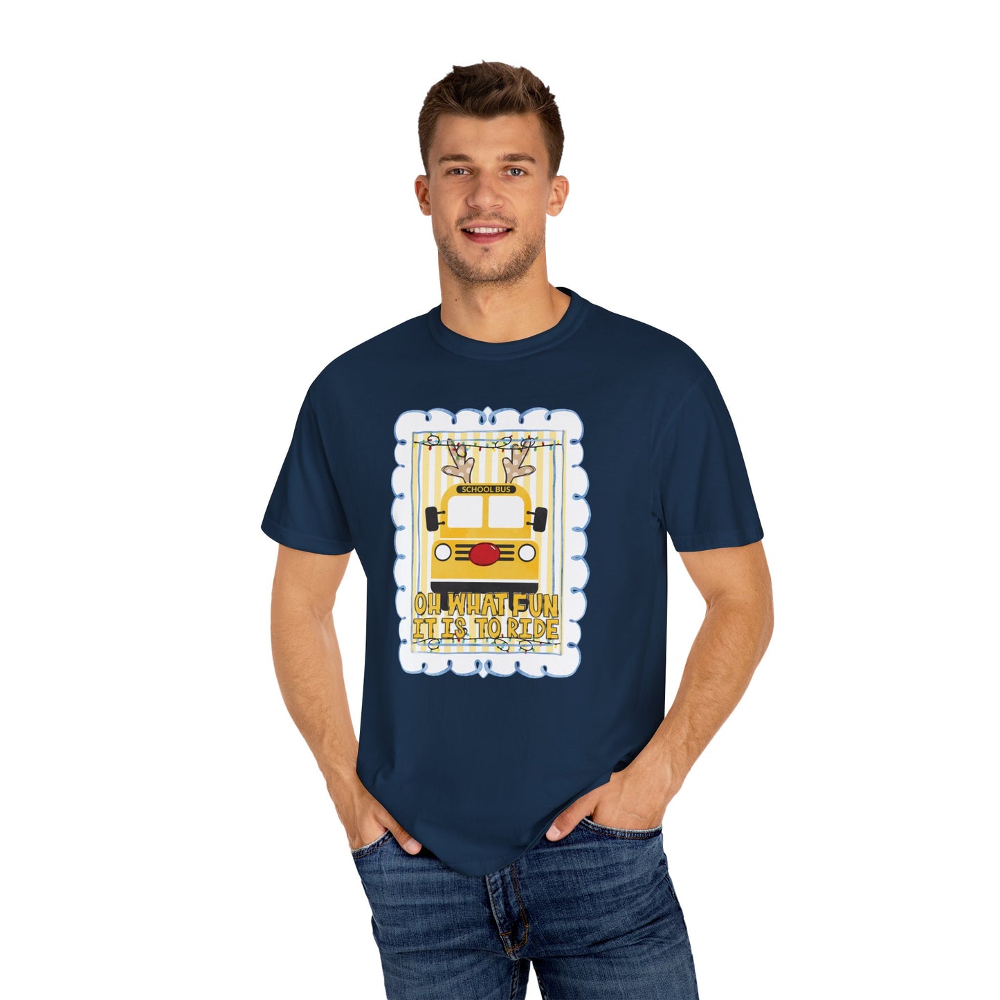 Christmas Bus Driver Tee - Comfort Colors