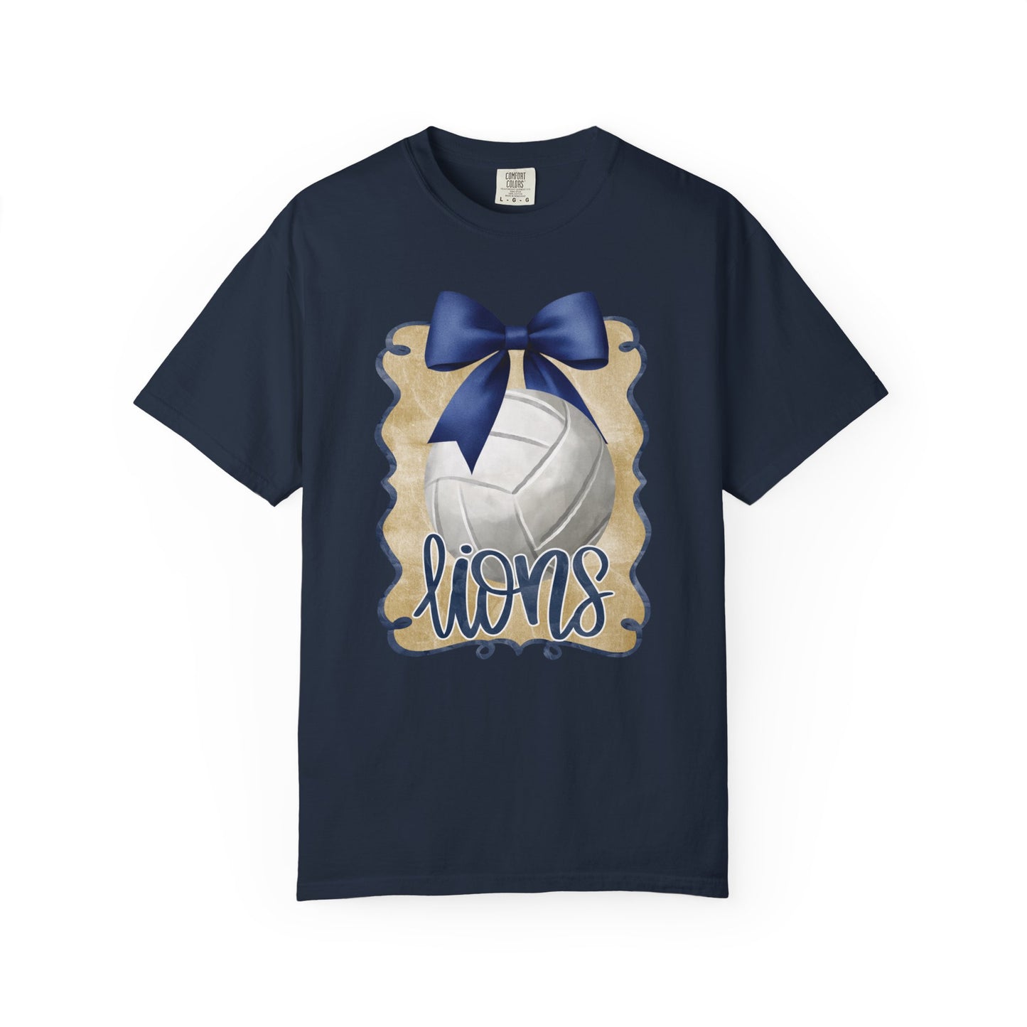 Adult Foley Lions Volleyball Tee - Comfort Colors