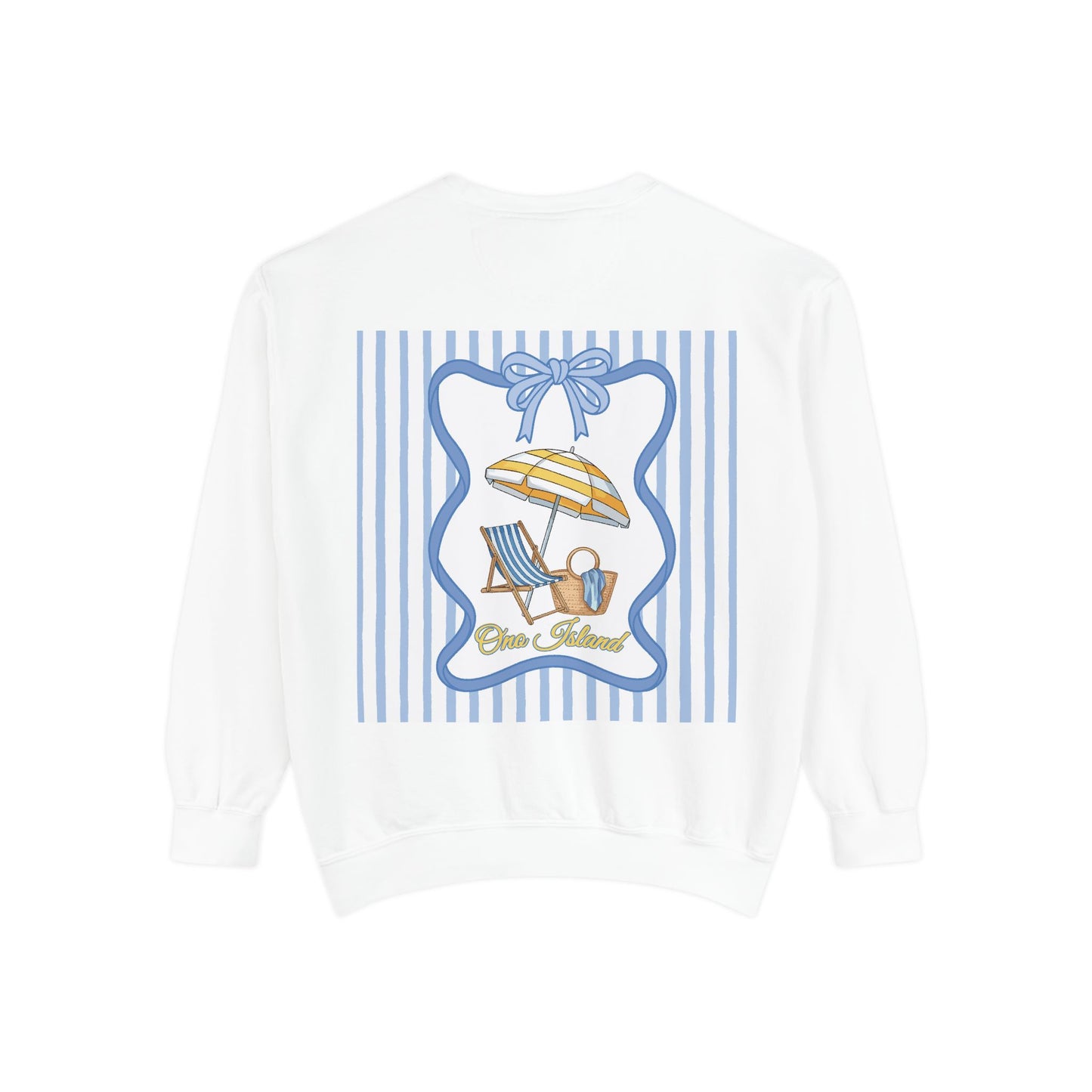 Adult Coquette Beachy Ono Island Sweatshirt - Comfort Colors