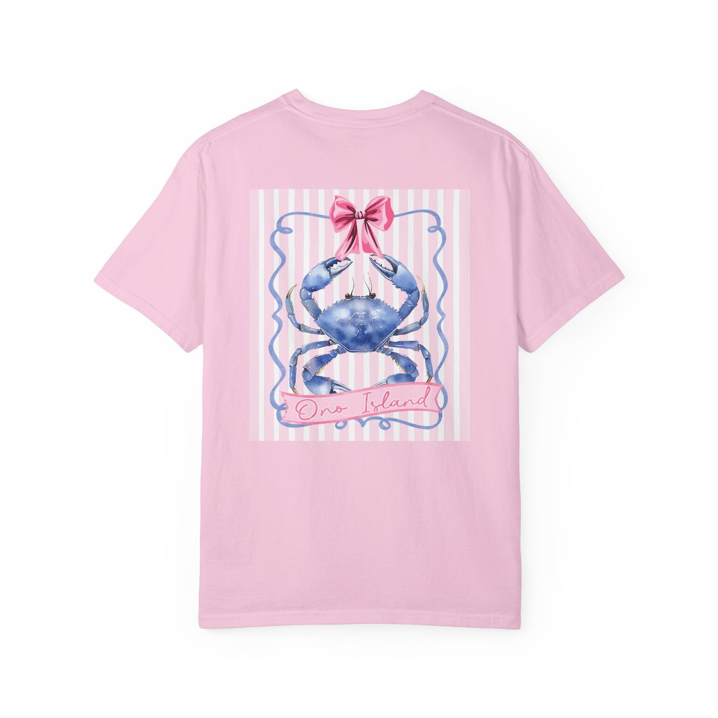 Adult Ono Island Preppy Crab Tee - Comfort Colors