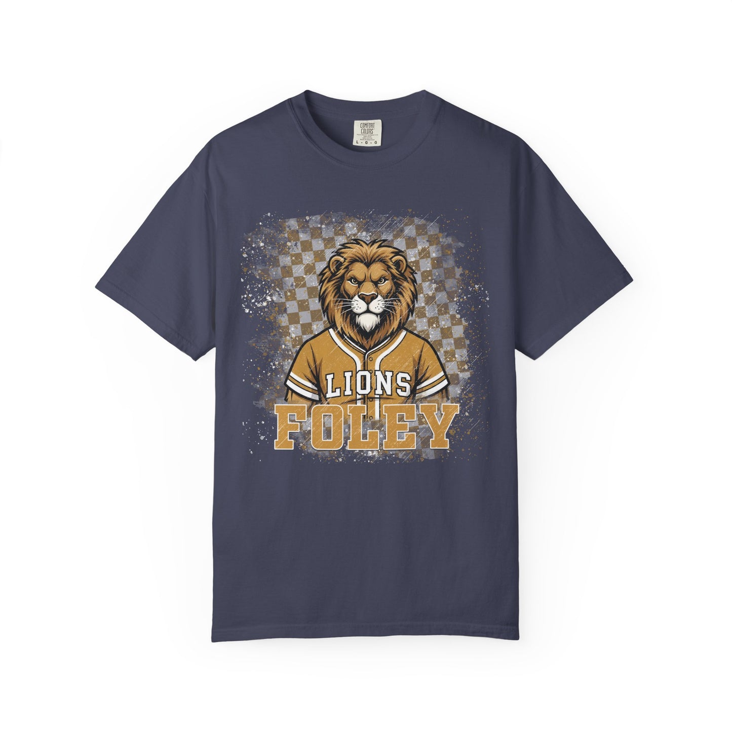 Foley Lions Grunge T-shirt - Comfort Colors