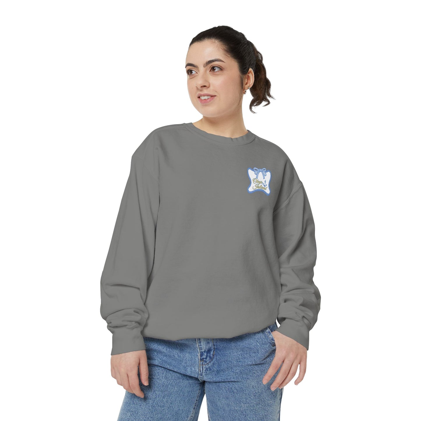 Adult Coquette Sailboat Sweatshirt - Comfort Colors
