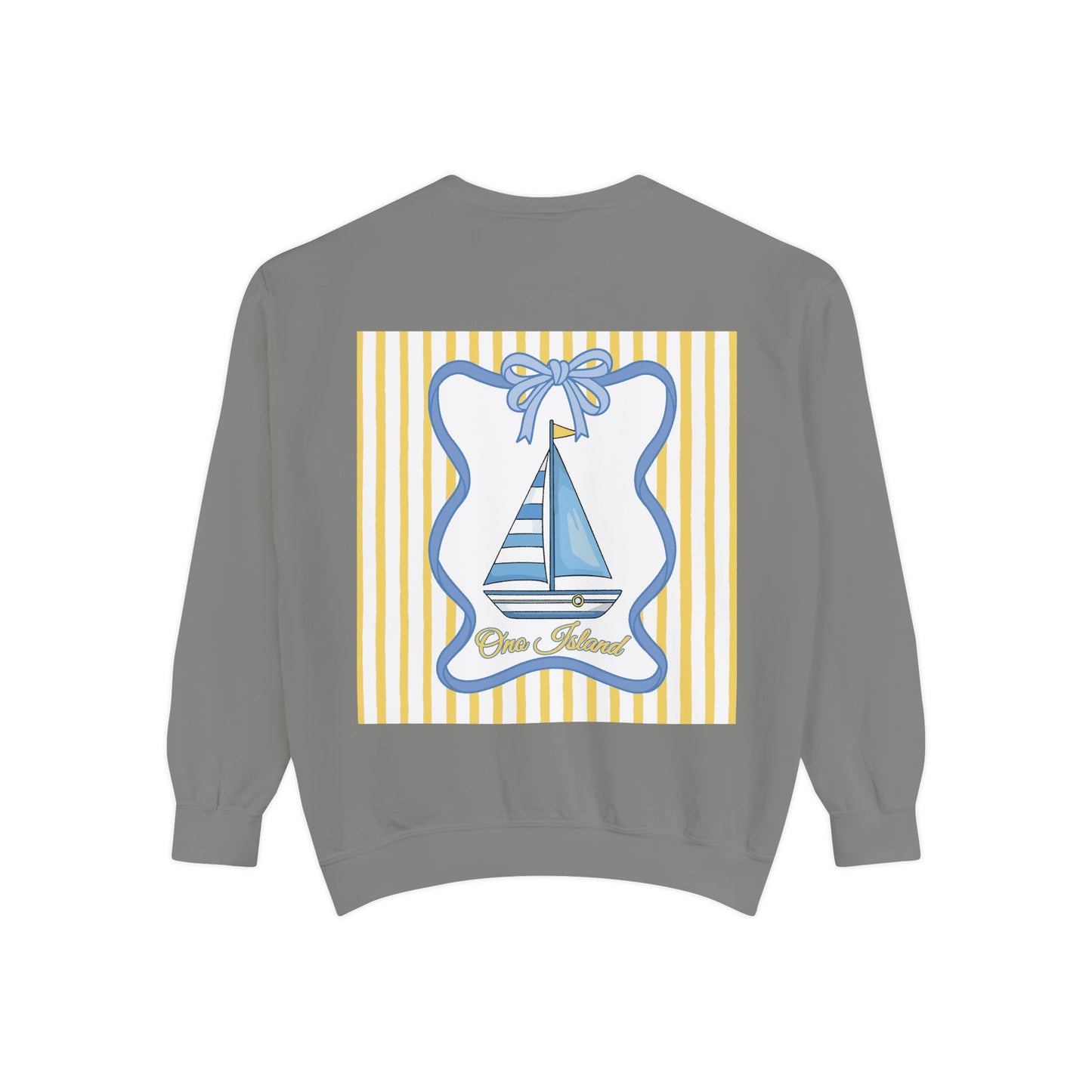Adult Coquette Sailboat Sweatshirt - Comfort Colors