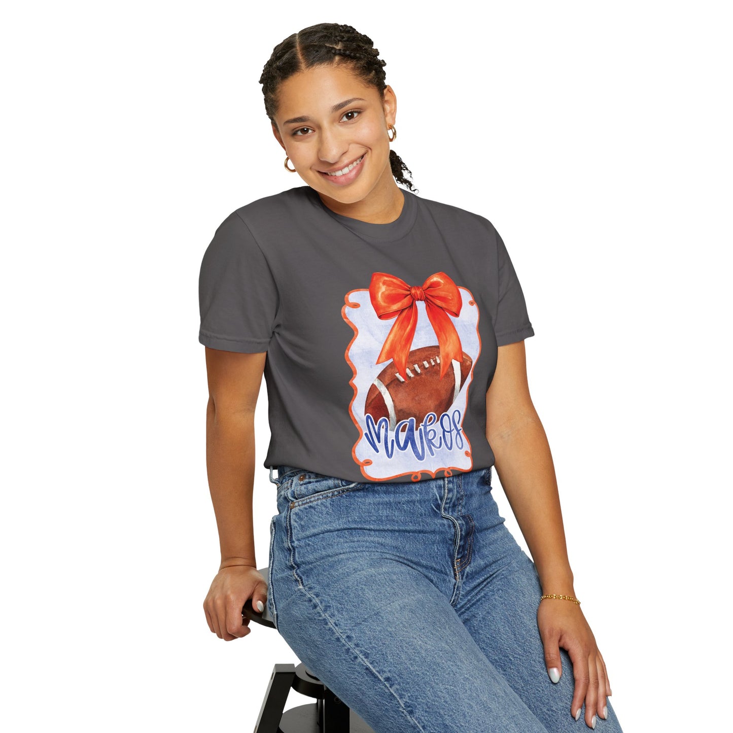 Adult Makos Watercolor Coquette Tee - Comfort Colors