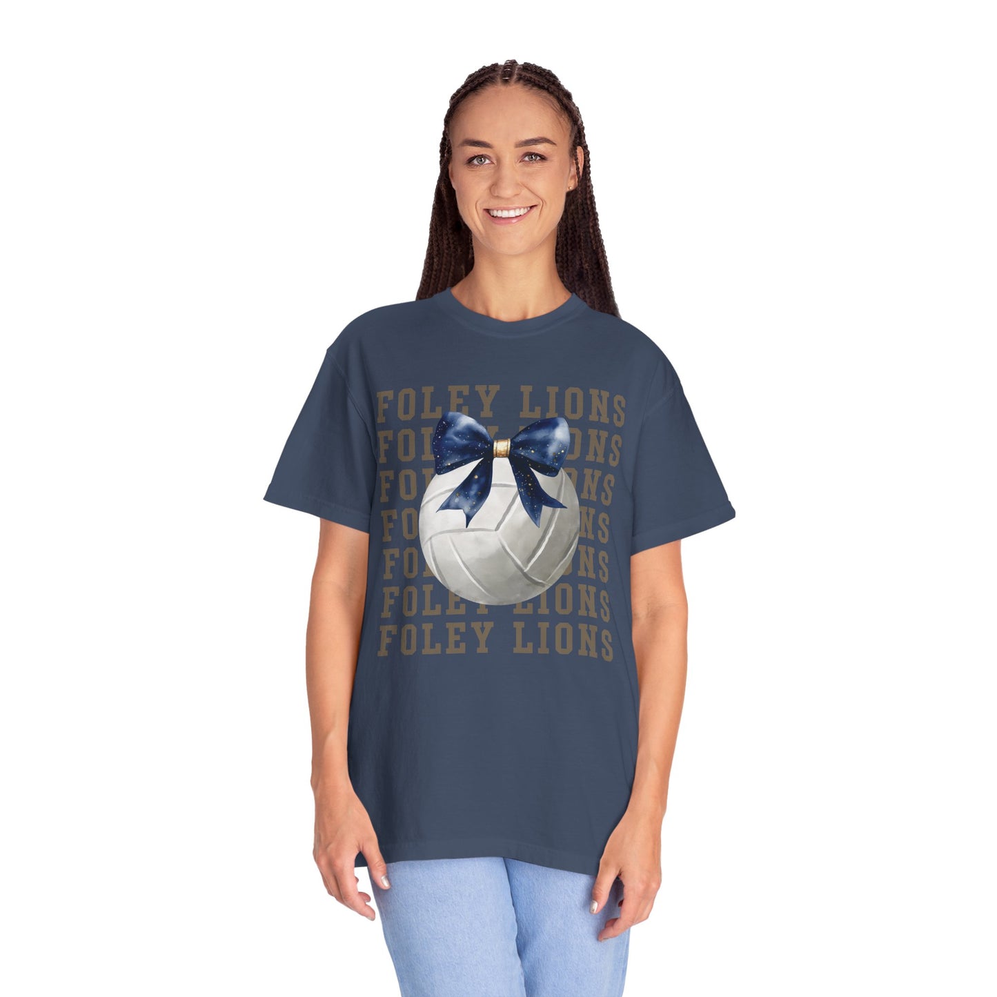 Foley Lions Volleyball T-Shirt - Comfort Colors