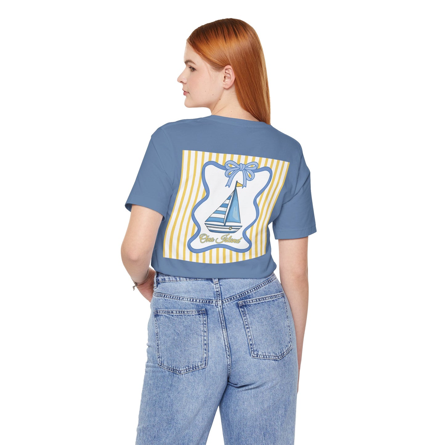 Adult Coquette Sailboat Tee - Bella Canvas