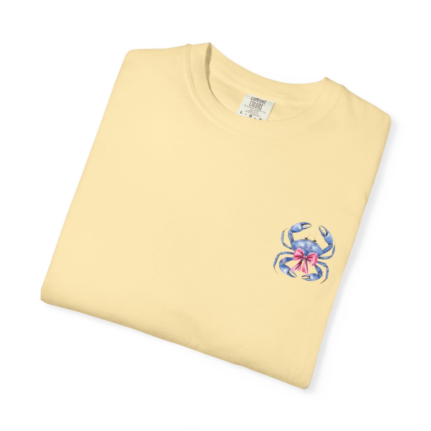 Adult Ono Island Preppy Crab Tee - Comfort Colors