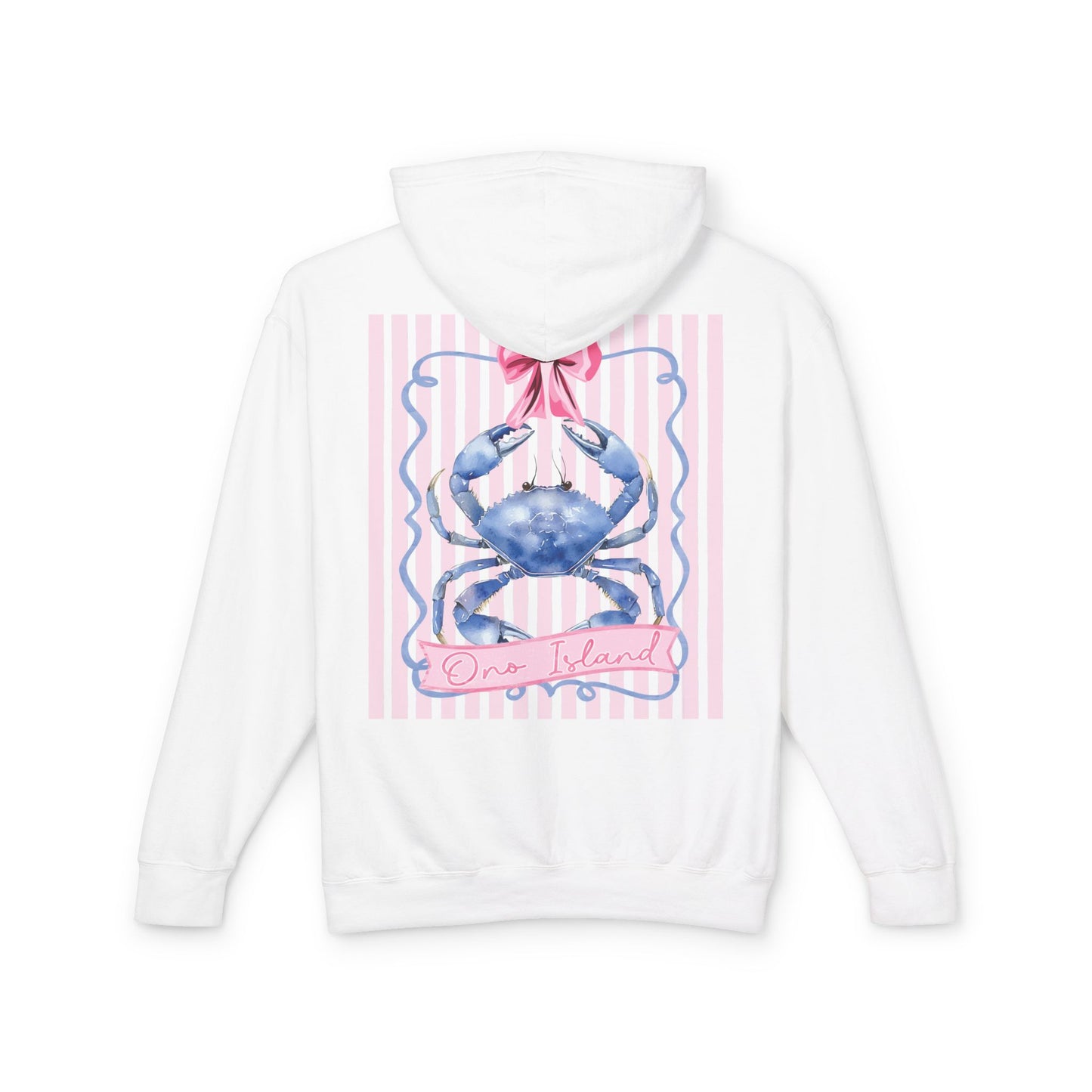 Adult Ono Island Preppy Crab Hoodie Comfort Colors