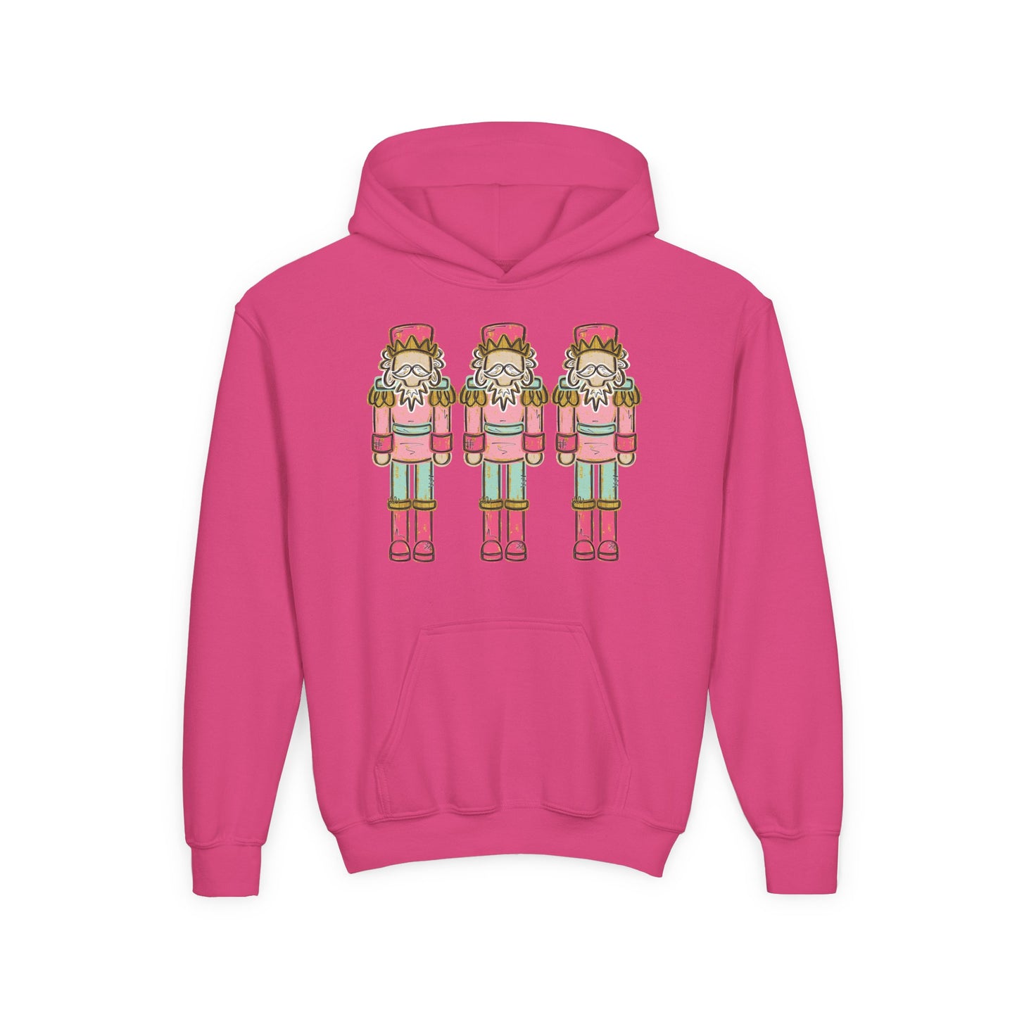 Pastel Nutcrackers Hoodie - Gildan