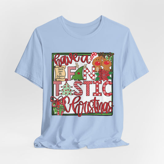 Dolphins Fintastic Christmas - Bella Canvas