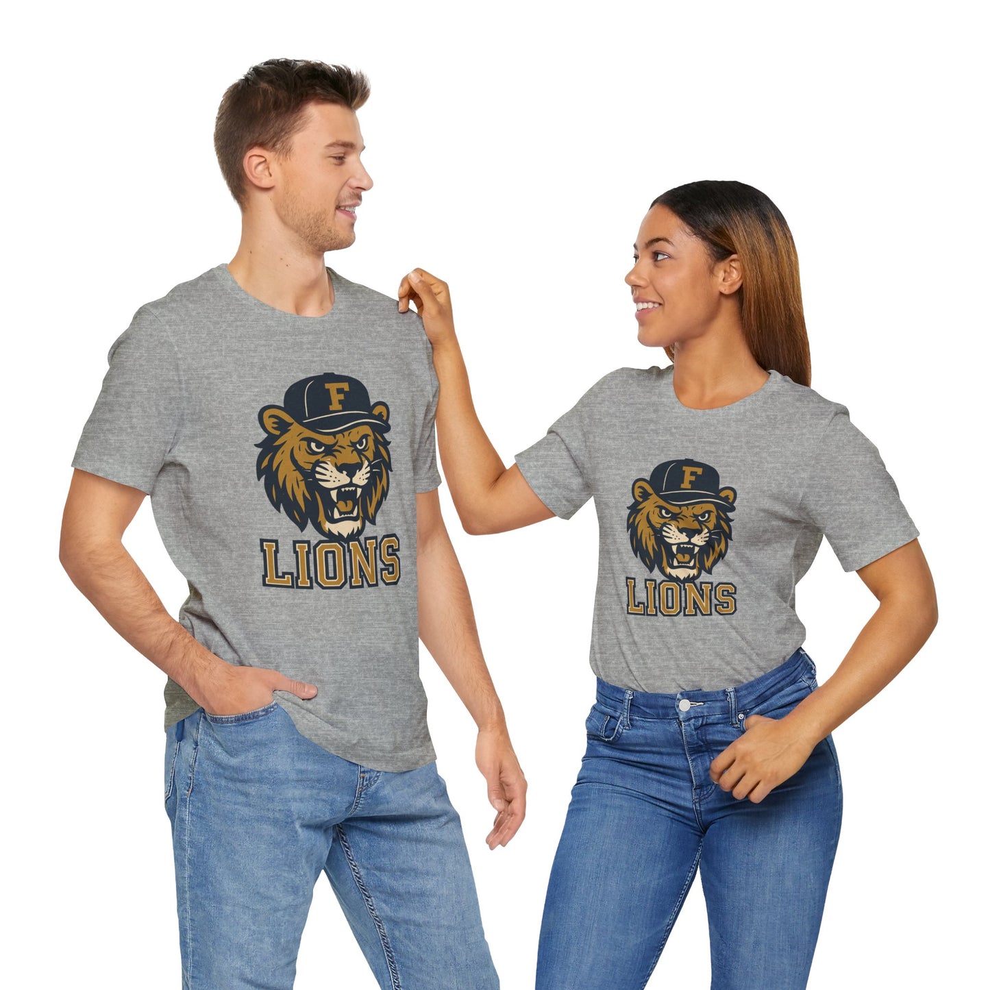 Adult Retro Roaring Lions Tee - Bella Canvas