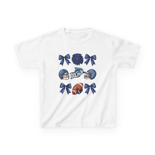 Youth Coquette Dolphins Pennant Tee