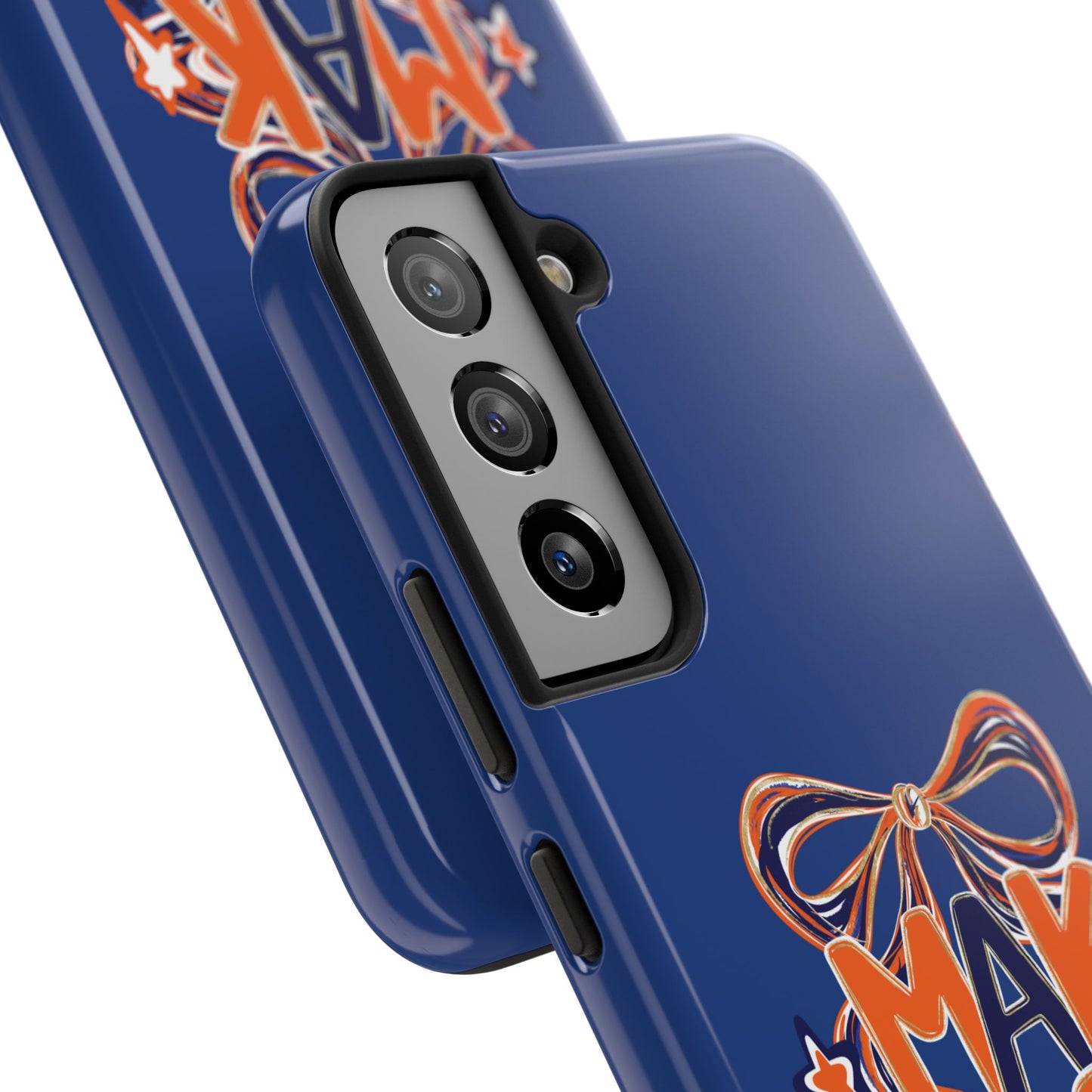 Makos Twirly Ribbon Iphone & Samsung Tough Phone Cases