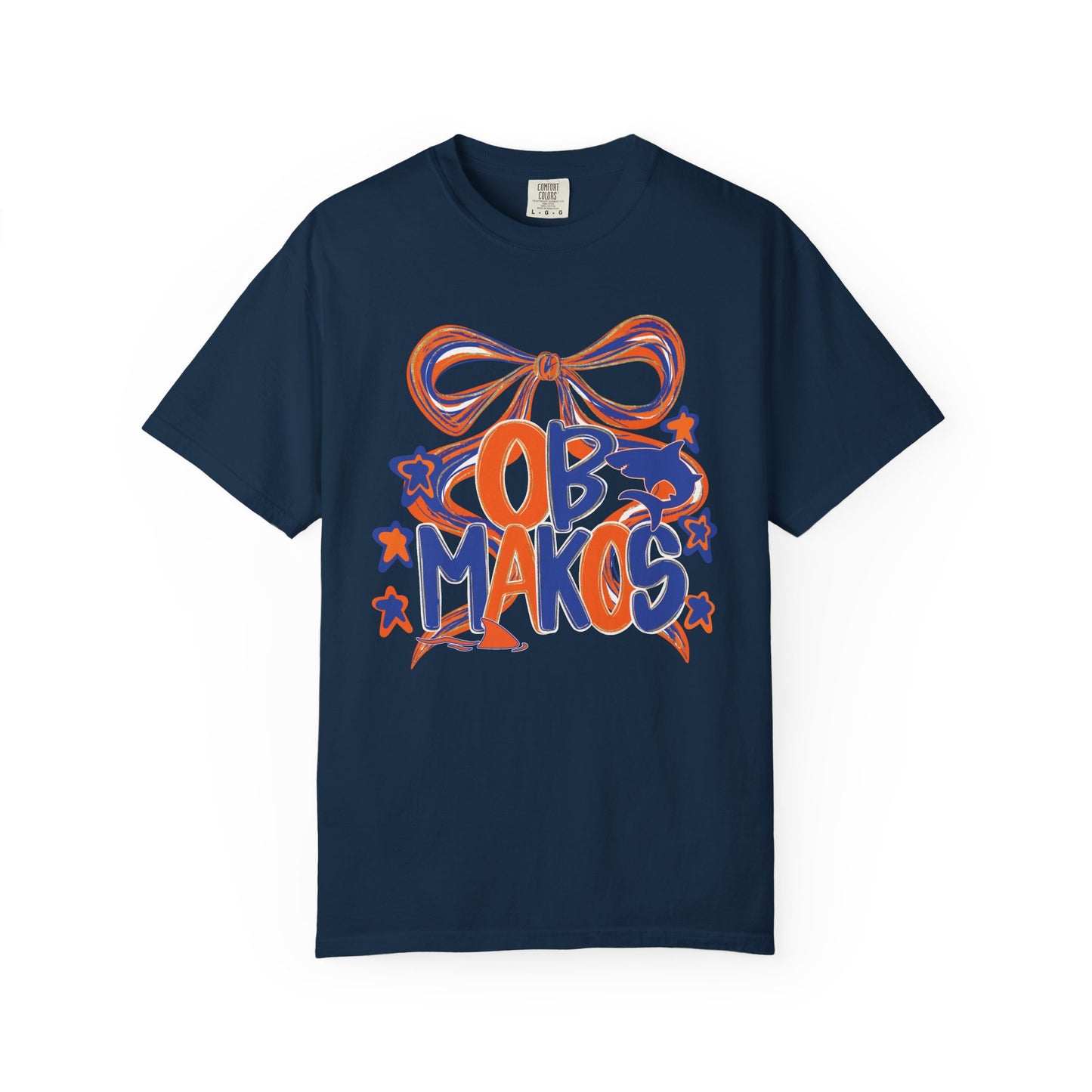Adult OB Makos Bow Tee - Comfort Colors