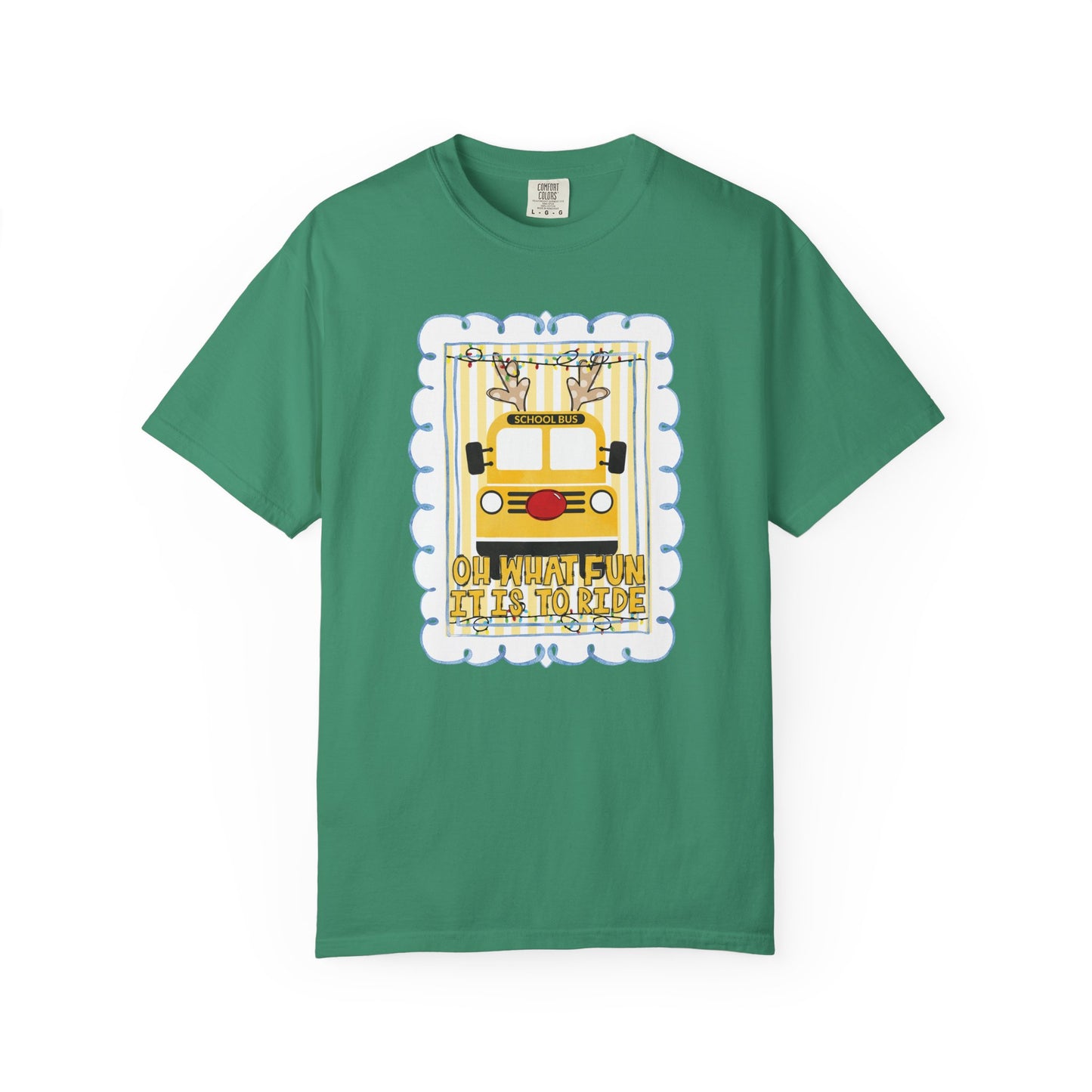Christmas Bus Driver Tee - Comfort Colors