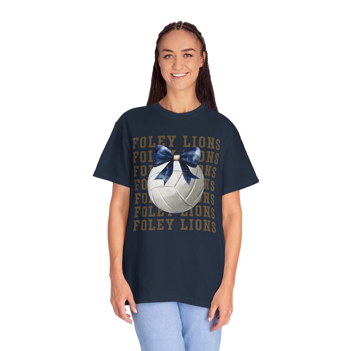 Foley Lions Volleyball T-Shirt - Comfort Colors