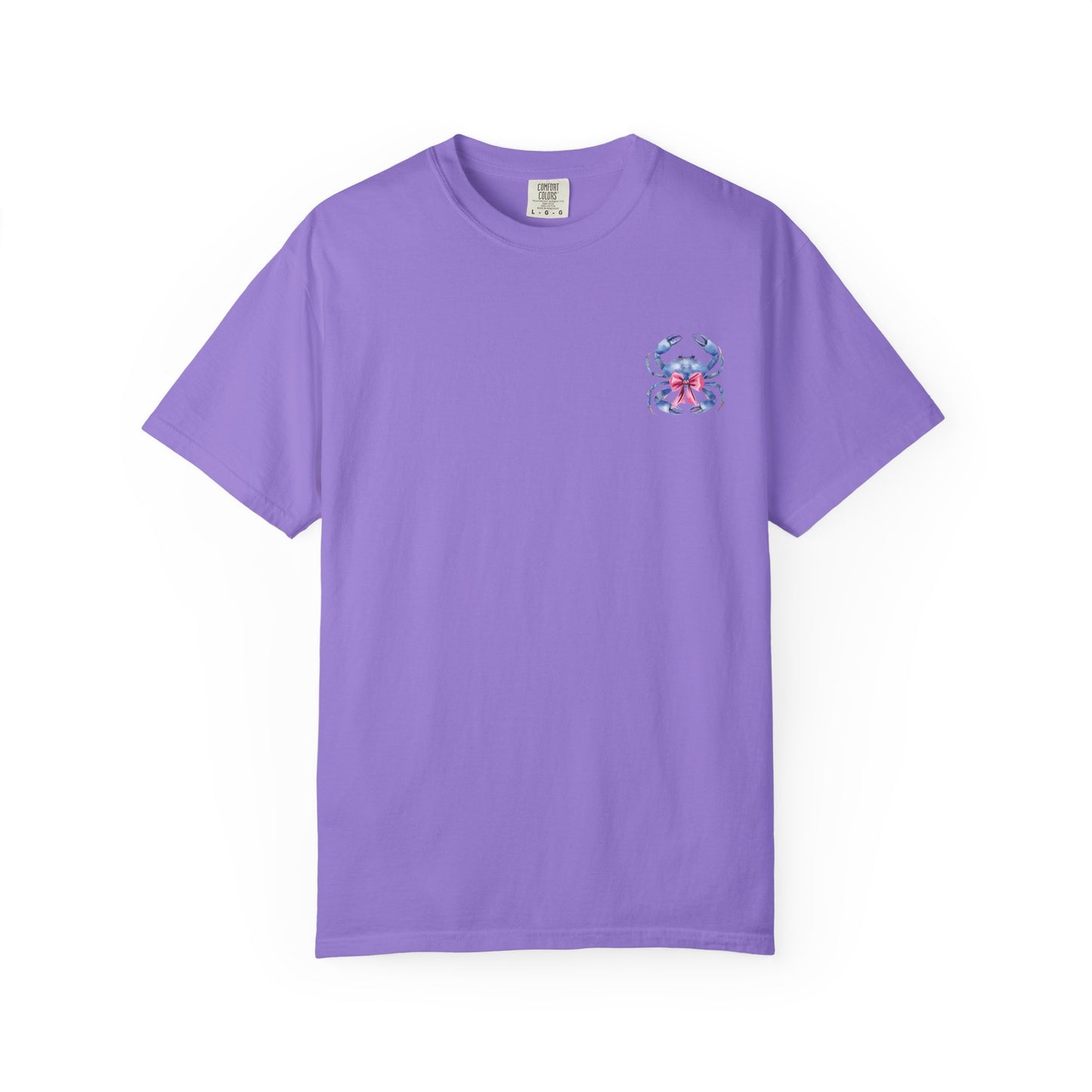 Adult Ono Island Preppy Crab Tee - Comfort Colors