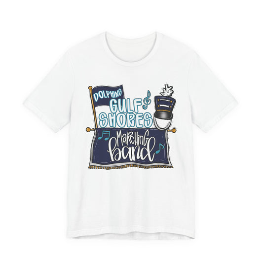 Adult Gulf Shores Band Tee - Bella Canvas