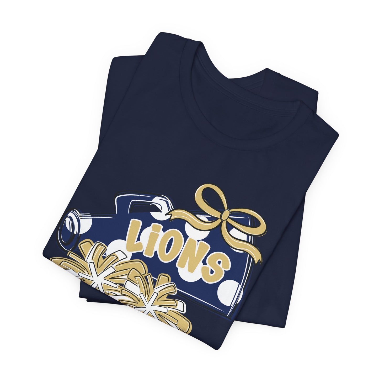 Lions Cheer Spirit Tee - Bella Canvas