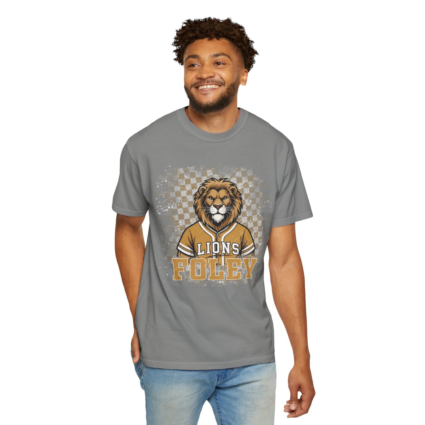 Foley Lions Grunge T-shirt - Comfort Colors