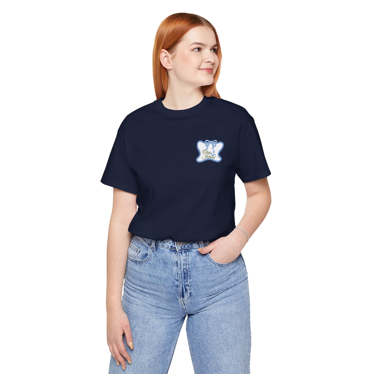 Adult Coquette Sailboat Tee - Bella Canvas