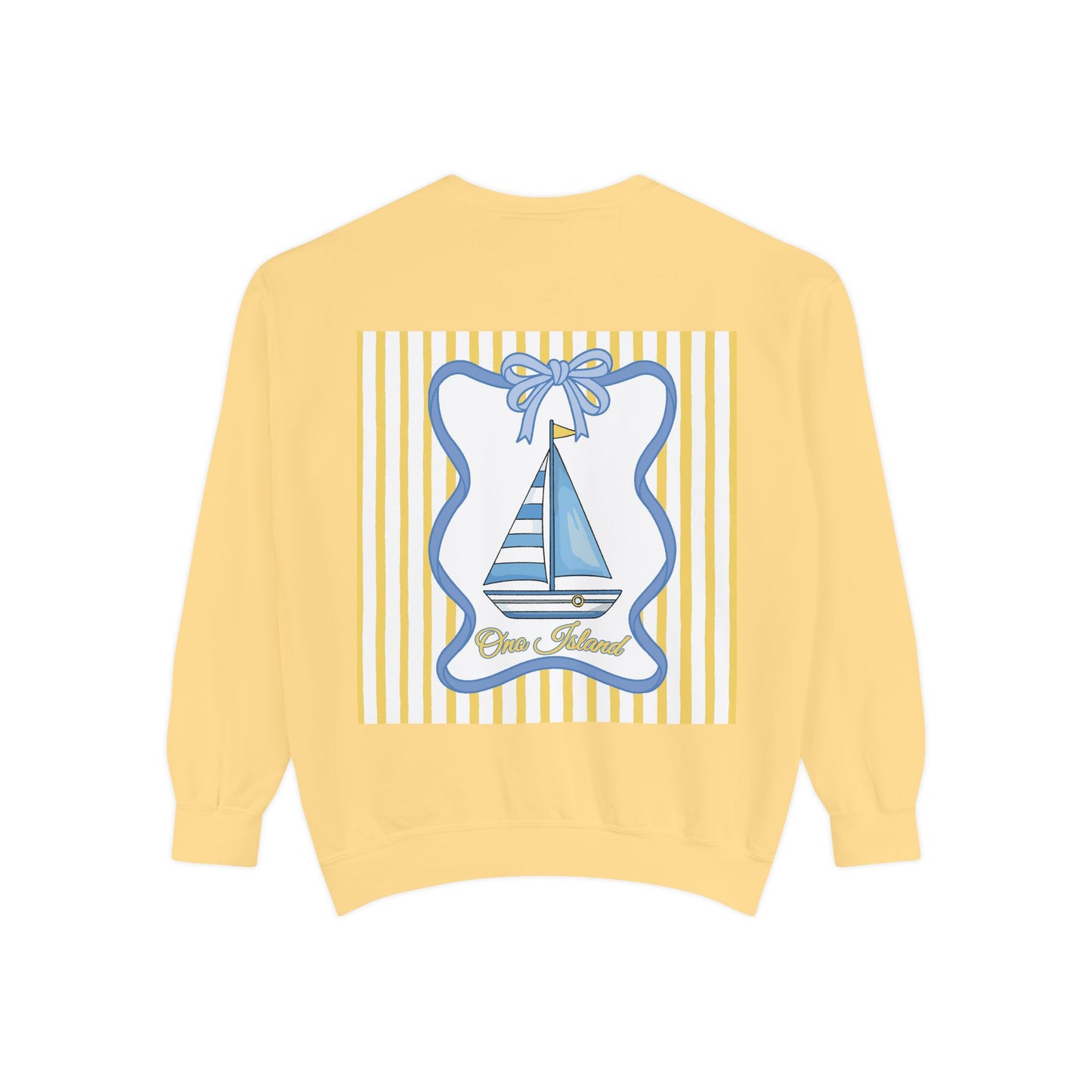 Adult Coquette Sailboat Sweatshirt - Comfort Colors
