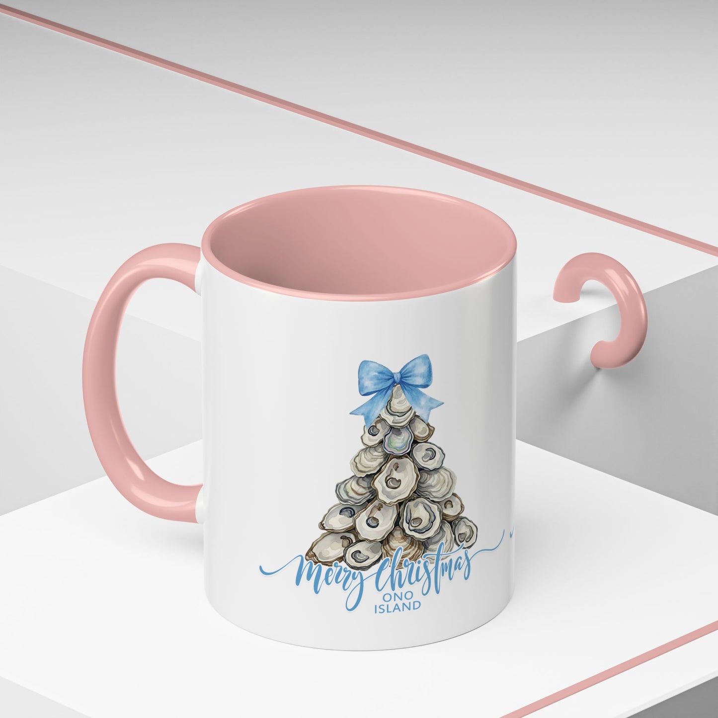 Ono Island Christmas Oyster Tree Mug
