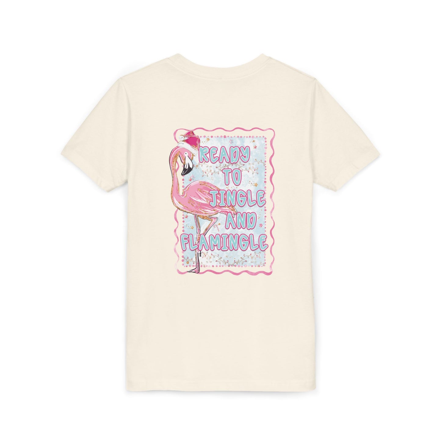 Flamingo Ready to Jingle & Flamingle - Bella Canvas