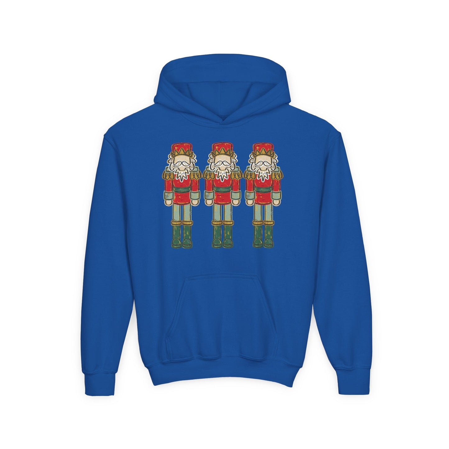 Red/Green Nutcracker Hoodie - Gildan